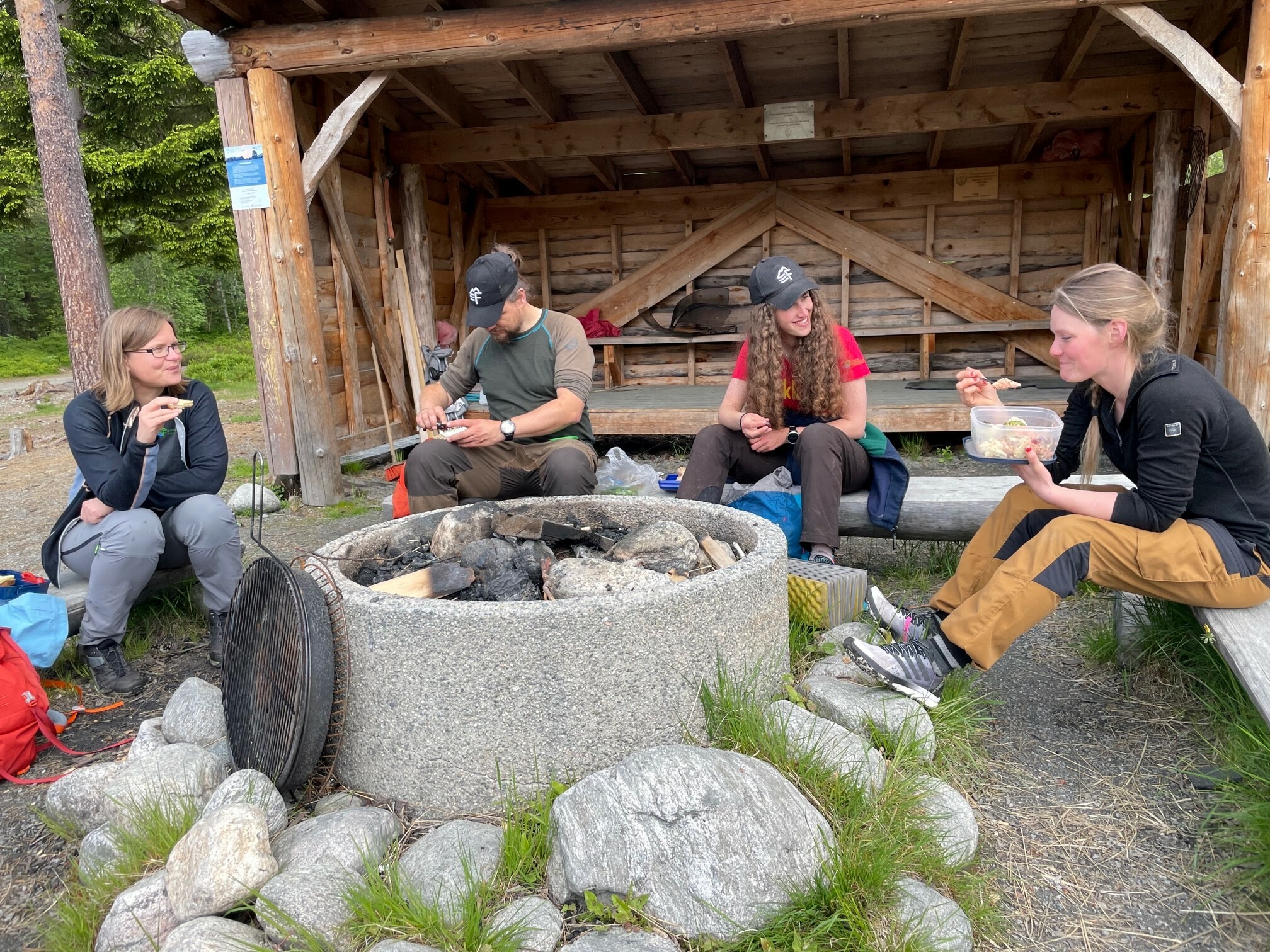 Gapahuke ved skiområdet i Isfjorden