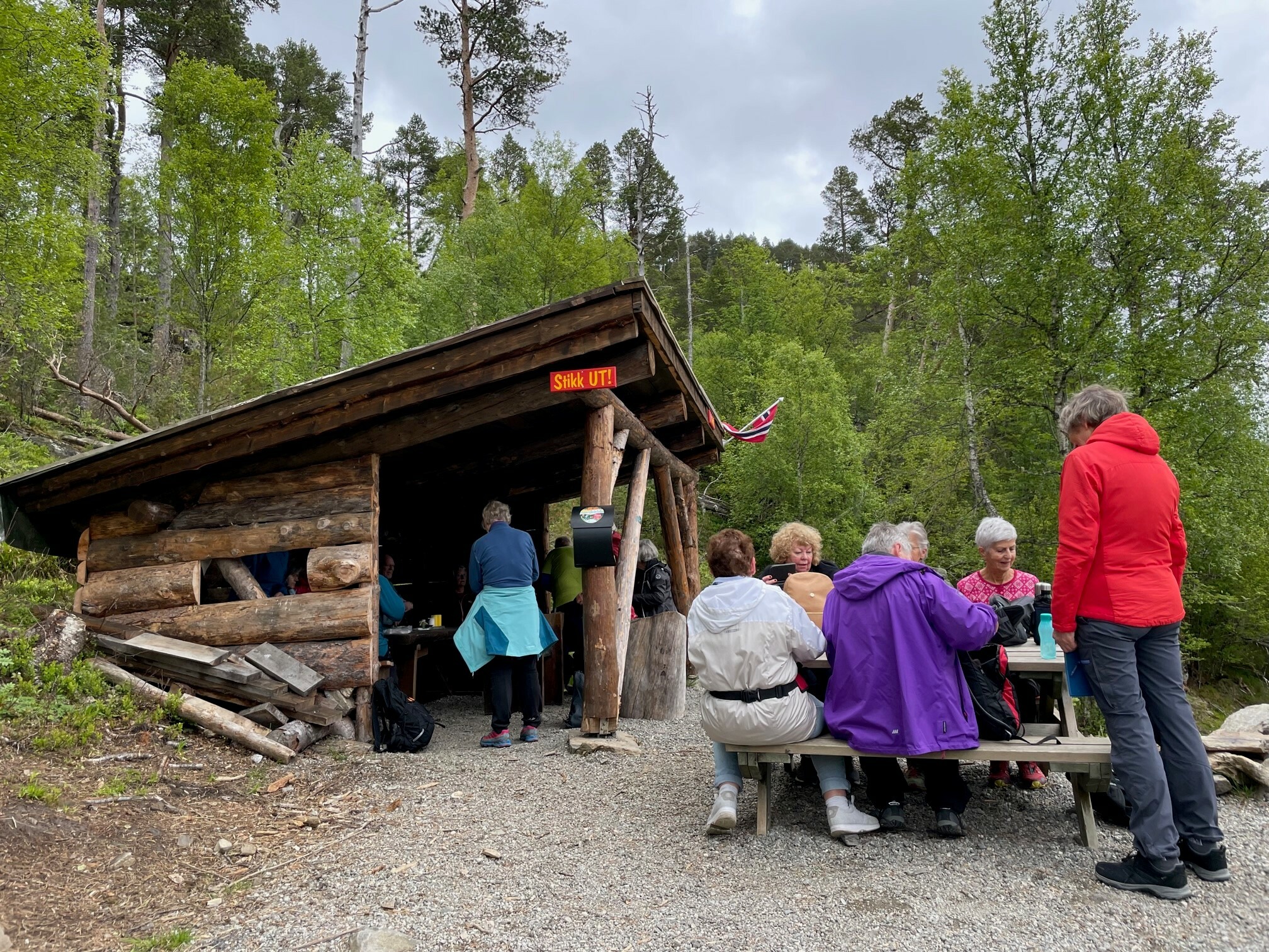 Gapahuk på Frei i Kristiansund